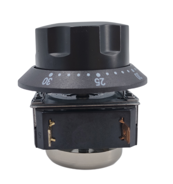 SINOPTS Temporizador de horno de 30 minutos con pomo, horno eléctrico regulable