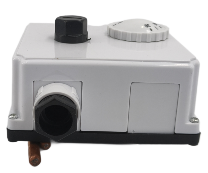 SINOPTS Interruptor de termostato con perilla ajustable para tubo de caldera