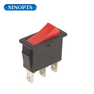 Red Button Rocker Switch