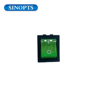 Sinopts rocker switch verde