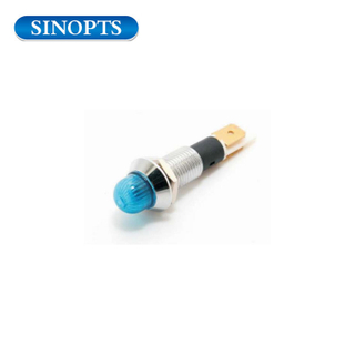 LED de 12 V Green LED 10 mm LED LED Metal Pilot Luz indicador