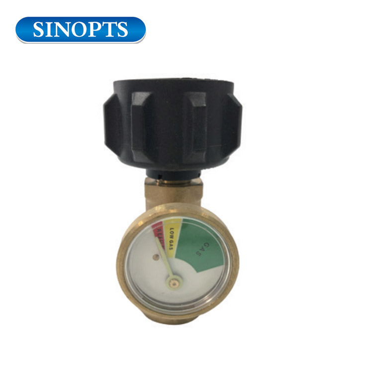 Adaptador de tanque de gas propano Detección de flujo de gas con manómetro