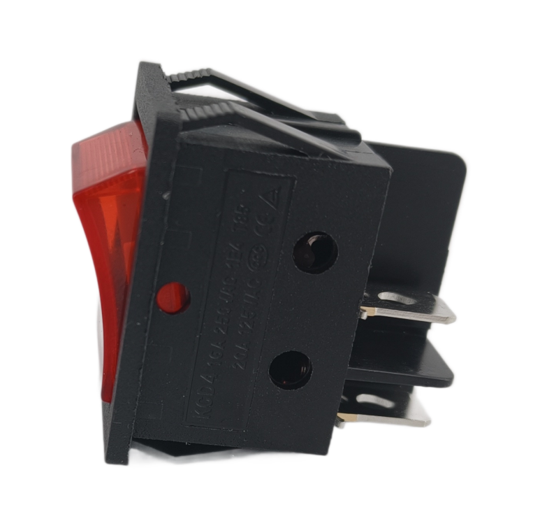 SINOPTS remium Mini interruptor basculante rojo de bajo consumo 