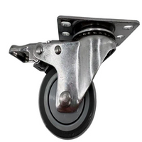 Medium de 3 pulgadas de eje único TPR-M12*30 ruedas Manual Cinturón Herramienta direccional con tornillo TPR-M12*30