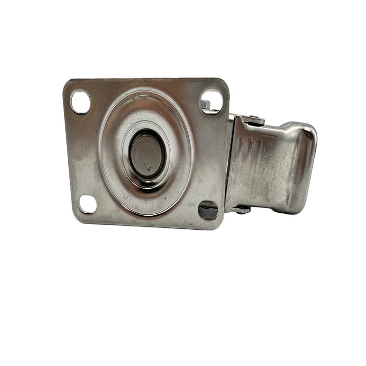 Ligera de 3 pulgadas (75 mm) TPR Rueda direccional de TPR Silencio Silencio Manual Herramientas de rodamiento de correa