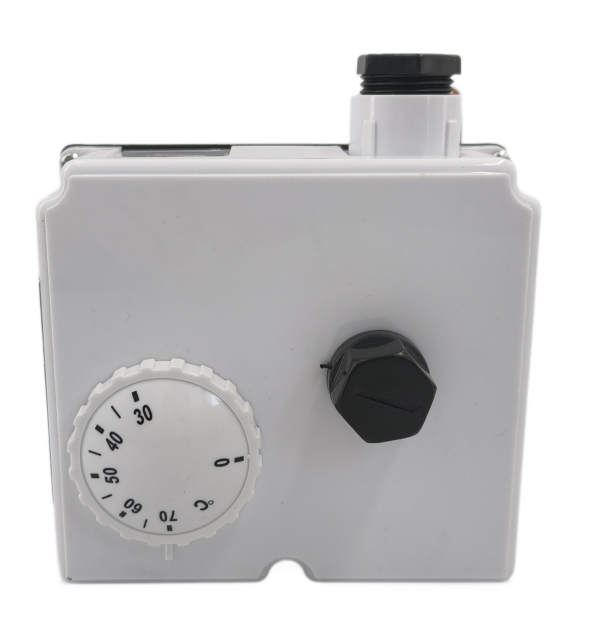 SINOPTS Interruptor de termostato con perilla ajustable para tubo de caldera