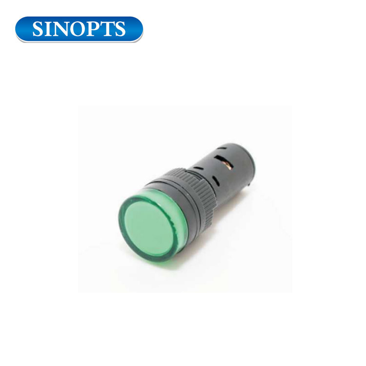 Luz indicadora de plástico de 16 mm y 12 v