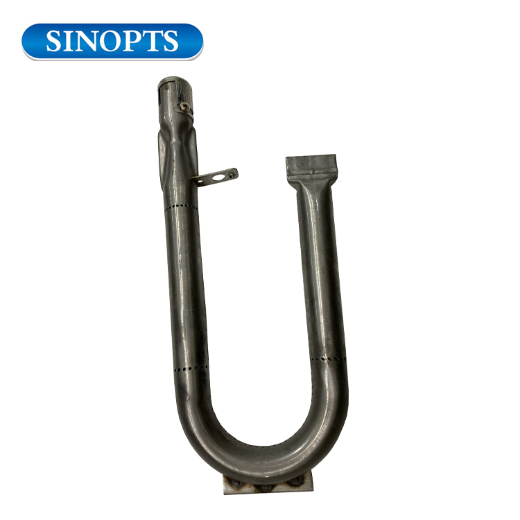 Quemador de gas de acero inoxidable en forma de U para calentador de agua de gas 