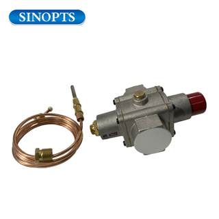 Válvula de seguridad de gas con dispositivo de protección de salida de termopoupleflame