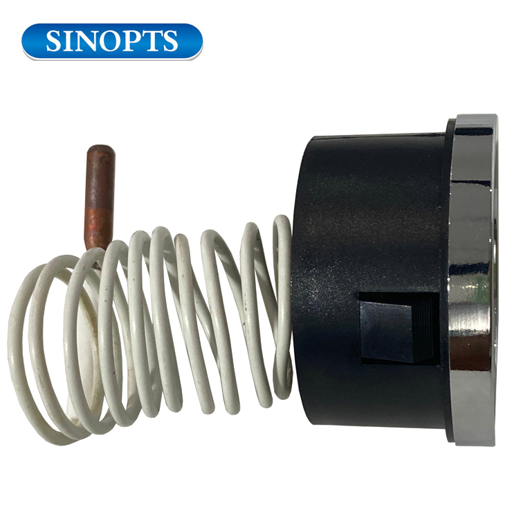SINOPTS 52 mm 0-120C Ganaje del termómetro de agua 