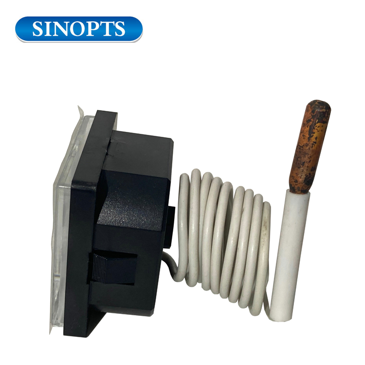 SINOPTS 0-120C Medidor de termómetro de agua cuadrada 