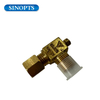Ajuste del conector para accesorios de tubería de gases conector de unión accesorios del conector de latón