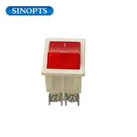 16V 250AC 4 pin Interruptor de tipo de barco LED