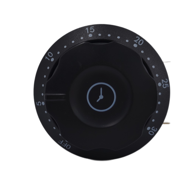 SINOPTS Temporizador de horno de 30 minutos con pomo, horno eléctrico regulable