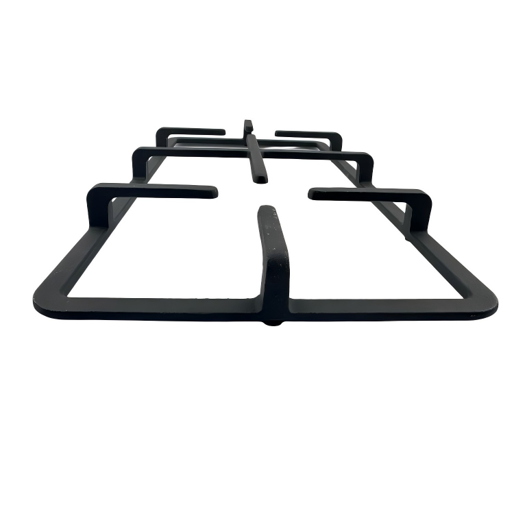 Soporte de la placa de gas de hierro fundido de dos quemadores con soporte de wok para cocción al aire libre y accesorios para la parrilla y la parrilla de cocción al aire libre