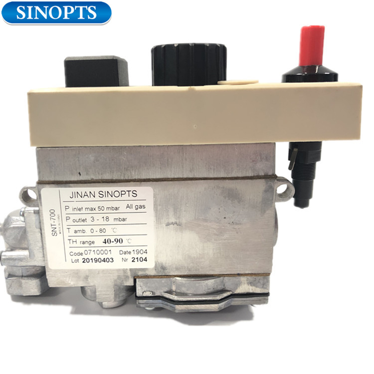 Válvula de control termostática de gas combinada de la freidora de gas Sinopt de 40-90 ℃