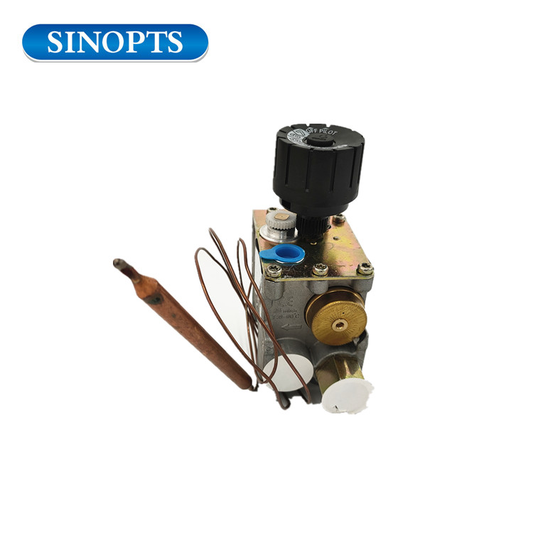 Válvula de control de gas termostática de 13-38 grados para sistema de quemador de gas