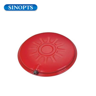 Tanque de agua roja de acero inoxidable
