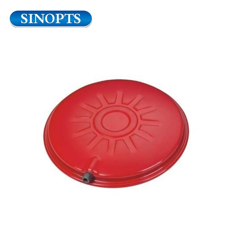 Tanque de agua roja de acero inoxidable