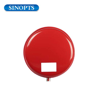 Tanque de agua de expansión rojo oblato de acero inoxidable de 8 litros