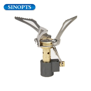 Mini estufa de cocina para acampar a prueba de viento al aire libre Estufa de gas para camping con fuego ajustable portátil